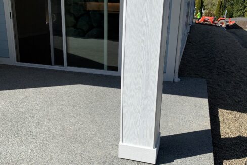 pation, landscaping now completed